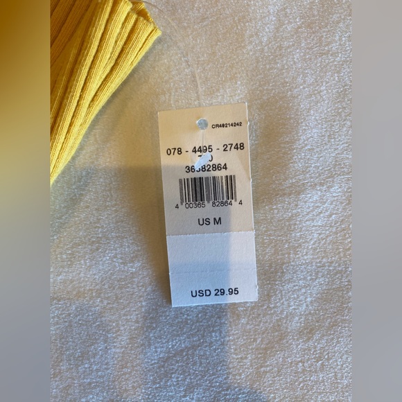NWT Aerie Ribbed Knit Yellow Tank - Picture 2 of 3